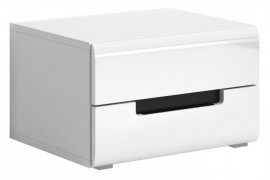 Nočna omarica Hektor - bela